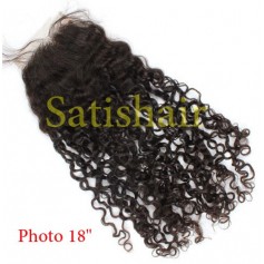 Lace Closure Kinky Curly 12 RemyHair